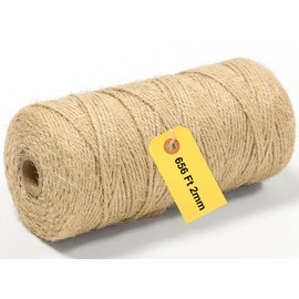 Twine String,Jute Twine,Butchers Twine-656 Feet 2mm
