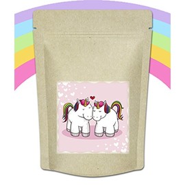 Quertee® - Unicorn Tea "In Love" - Unicorn Tea - The Unicorn Potion for Unicorn Fans - Unicorn Tea - 70 g Loose Tea - Fruit Tea