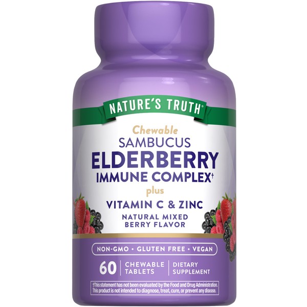 Nature's Truth Nature's Truth Elderberry Immune Complex | 60 Chewable