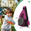 MOYAQI Disc Golf Bag with Retriever Holder and Storage Pockets,