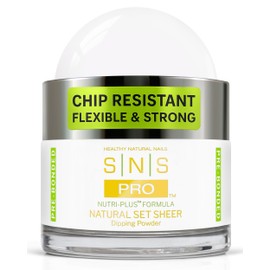 SNS Nail Dip Powder, Natural Set Sheer (Natural/Nudes, Sheer) - Long-Lasting Acrylic Nail Color & Polish Lasts up to 14 days - Low-Odor & No UV Lamp Needed - 2 Oz