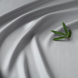 2 Pack Cooling Pillow Cases,Viscose Derived from Bamboo Pillow Protectors Standard Size Set of 2, 400 Thread Count Soft Silky Breathable Summer Pillow Cover with Zipper Hidden (2PCS, Gray, Standard)