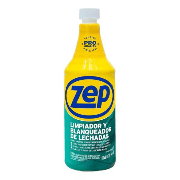 Zep Limpiador Y Blanqueador De Lechadas Líquido Verde 946 Ml