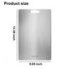 Stainless Steel Cutting Board, Double Sided Food-grade Cutting Board, Countertop