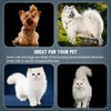 Yinkin 5 Pieces Razor Comb for Dogs Hair Grooming Trimmer