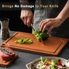 Hiware 4 Pieces Extra Large Wooden Cutting Boards Set- Bamboo
