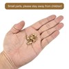 sourcing map M3 x 6mm(L) x 5mm(OD) Female Thread Brass