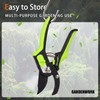 GARDENWORK 8" Professional Pruning Shears with Sharp SK5High-Carbon Blades,Garden Shears