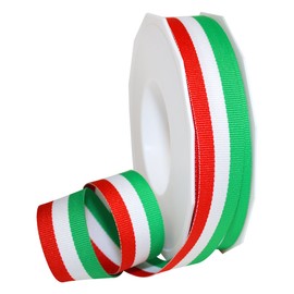 Morex Ribbon 99505/20-816 Polyester Grosgrain Stripes, 7/8" x 20 yd, Italian