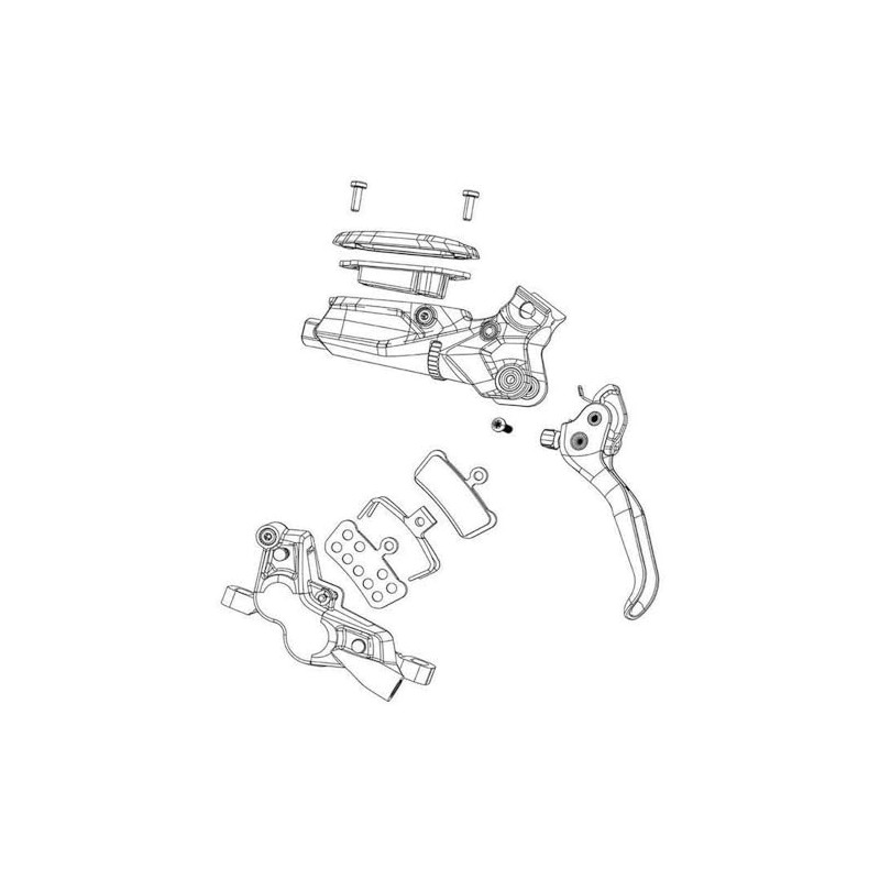 Sram Disc Brake Lever, Black, One Size