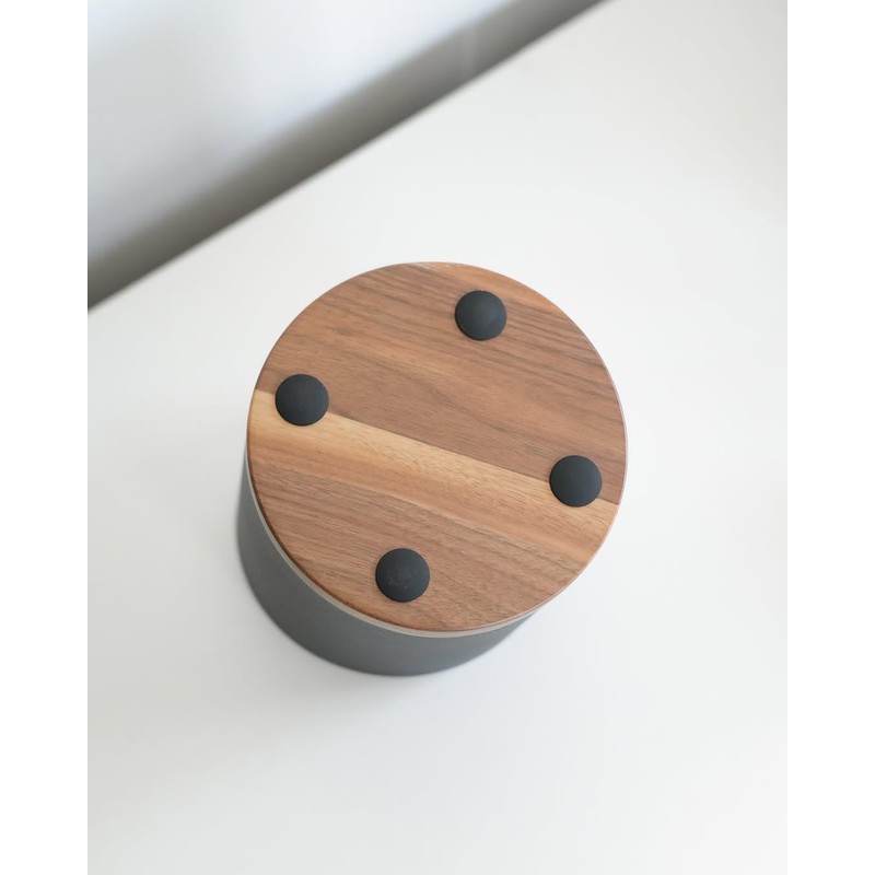 Normcore Espresso Knock Box - 1.8L Capacity, Holds 40–45 Pucks