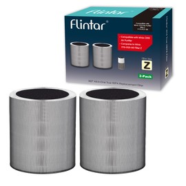 Flintar C610 Replacement Filter Z, Compatible with Winix C610 Air Purifier, 1712-0121-00, Z Filter, 3-in-1 H13 Grade True HEPA Filter, 2-Pack