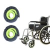 Wheelchair Wheel Covers 2 Pack - Dust proof Floor Protectors,