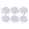 12PCS Hexagon Acoustic Panels High Density Sound Absorbing Panels Sound