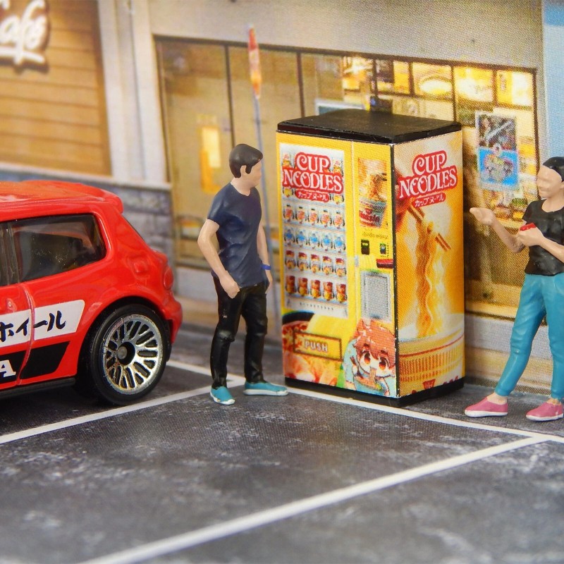 Handmade 1/64 Diorama Display Vending Machine JAPAN Model City Accessory