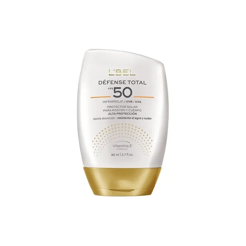 Defense Total Lbel Protector Solar Rostro Cuerpo Fps50 80ml