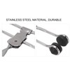 10PCS Lever Action Grid Clamps, Universal Lever Lock Rubber Head