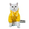 QWINEE Basic Dog Hoodie, Dog Warm Jacket, Cat Apparel, Dog