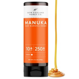 New Zealand Honey Co. Pure Manuka Honey Squeeze Bottle UMF 10+ / MGO 250+ | 17.6oz | 1.1 lb. (500g)