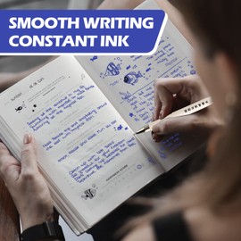 Erasable Gel Pens 4 Pack Cute Cartoon Animals Stationery 0.35mm Blue Ink for Kids Adults Sketching Drawing School Office Supplies