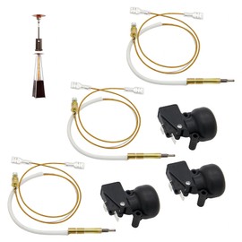 Koatukys 3 PCS Patio Heater Replacement Parts for Outdoor Patio Heater, Thermocouple and FD4 Tilt Dump Switch Kit for Propane, Pyramid Patio Heaters, Gas Heaters, Room and Tower Heater