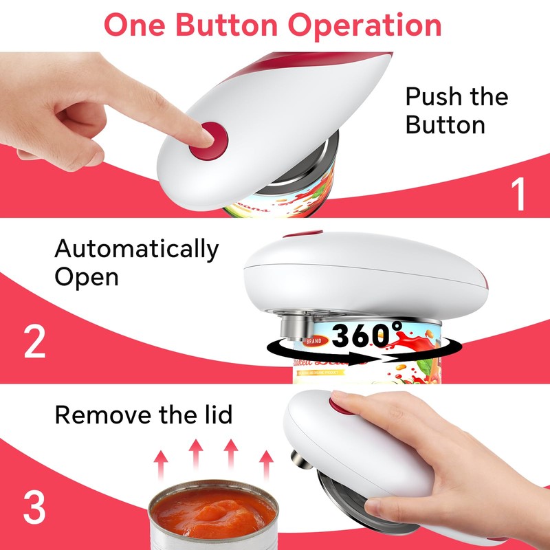 Osnil Auto Electric can Opener for Kitchen One Press to