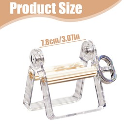 WUSJCOF Tube Squeezer - Metal Squeezing Tools, Lazy Toothpaste Dispenser, Hair Colour Dye Cosmetic Squeezer, Tube Wringer
