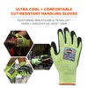 Ergodyne 7141 - Guantes de nitrilo resistentes a cortes DIR