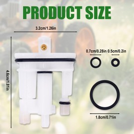 4pcs Carburetor Main Jet with 12 Washers, Compatible with Briggs & Stratton 09P702 450E 592792 596521, Replacement Parts for Lawn Mower Engine Garden Equipment