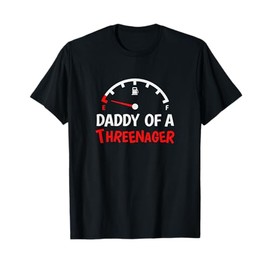 Daddy Dad Of A Threenager 3rd Birthday Kid Gamer Prince T-Shirt