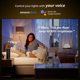Smart LED Light Bulbs, Works with Alexa and Google Home, 60 Watt Equivalent, Dimmable with App, Warm White 2700K, No Hub Required, A19 E26, 2.4GHz WiFi, Pack of 4