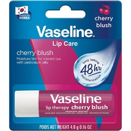 Vaseline - Bálsamo para Labios, Lip Therapy Cherry Blush Hidratación y Protección 48 hrs 4.8g