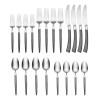 Oneida Adjacent Midnight 20 Piece Everyday Flatware Set, Service For