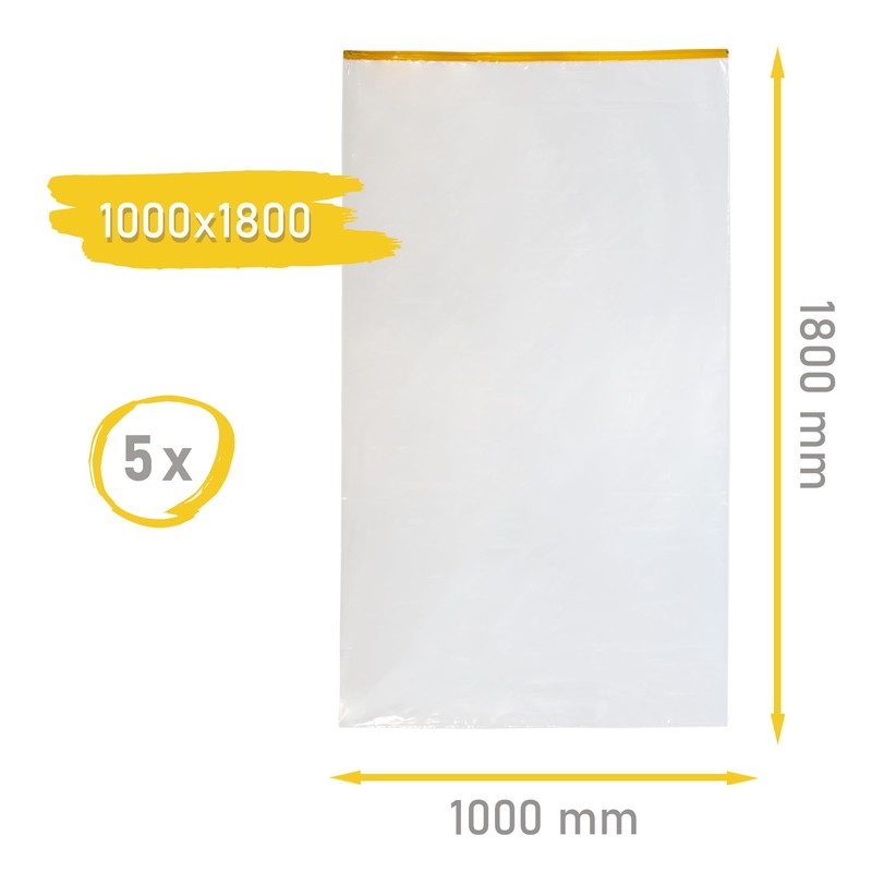 Tarpaulin Protection Bag in Various Sizes (1000 x 1800, Pack
