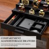 Vdamu Cologne Organizer for Men,3 Tier of Elevated Cologne Display