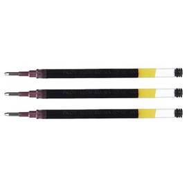 Pilot BLSG210 1mm Gel Rollerball Pen Refill Pack of 3 Black