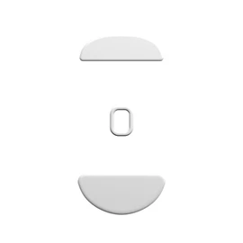 Pulsar Gaming Gears - PTFE Mouse Feet for X2 Crazylight Series Premium Skate 0.6mm (X2 Crazylight Wireless, Original Thin, White)