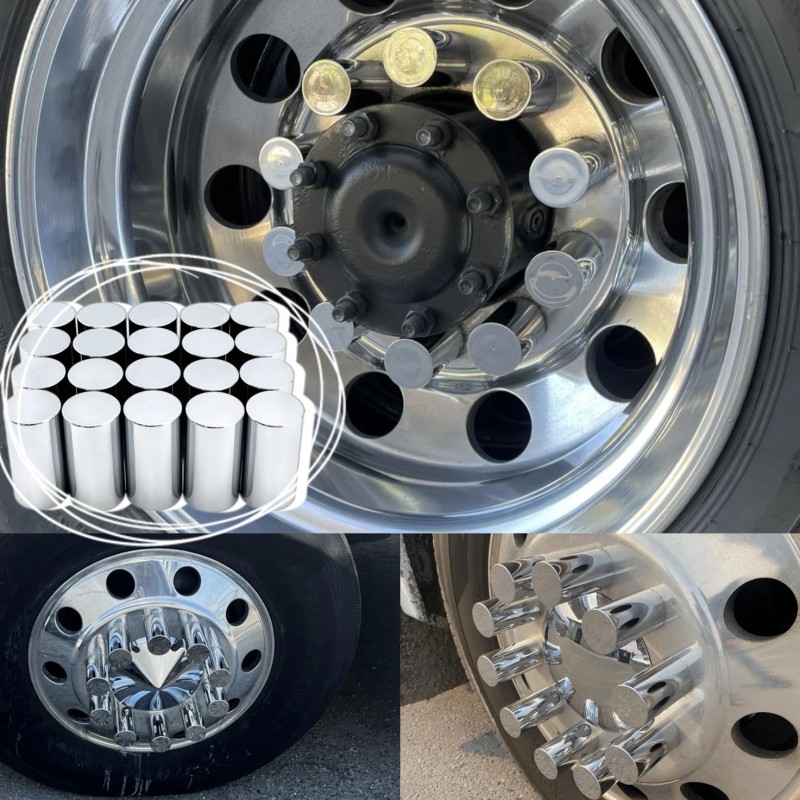 New 33mm by 4" ABS Chrome Thread on Flat Top