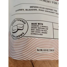 Rocco & Roxie Dog Urinary Tract Supplement 60 Count Duck Flavor Soft Chews 8.5oz