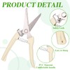12 Pcs Garden Shears Flower Scissors Pruning Shears Floral Garden