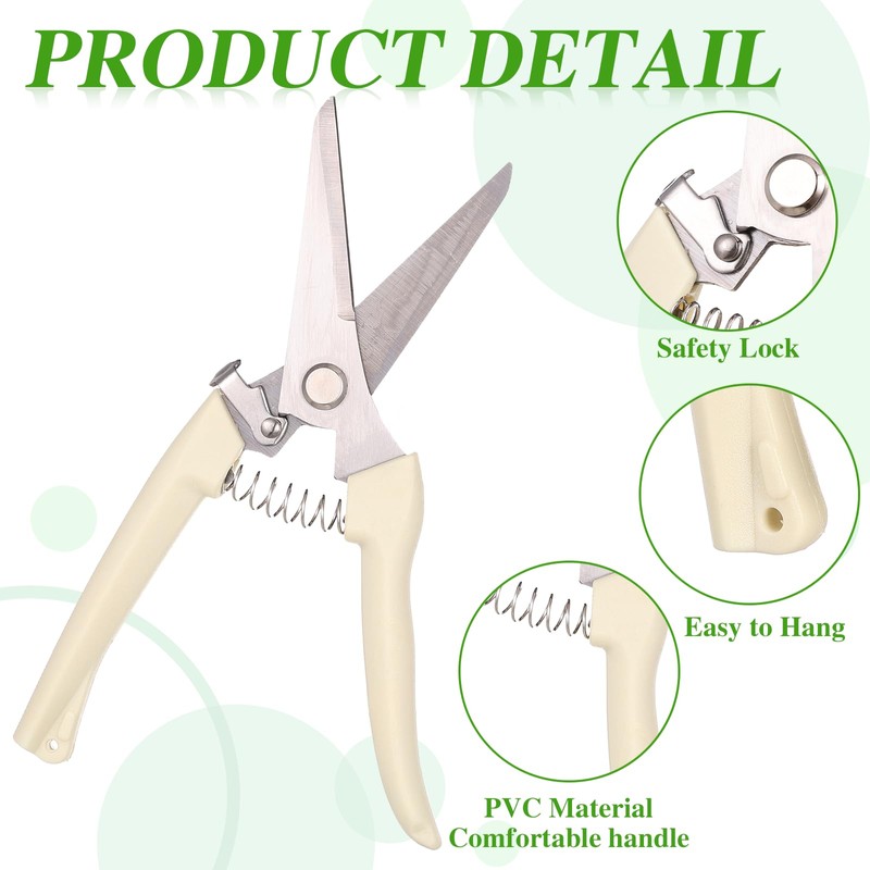 12 Pcs Garden Shears Flower Scissors Pruning Shears Floral Garden