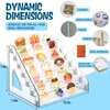 DANHMAO 4'' Stickers Display Stand Acrylic Sticker Display Stand Sticker