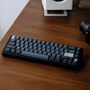 KBDiy Apollo PBT Double Shot Keycap Set,176 Keys Grey Custom