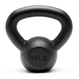 Unipack Powder Coated Solid Cast Iron Kettlebell Weights Set- (10+10 lbs)