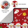 Christmas Santa Claus Dish Drying Mat - 18" x 24"