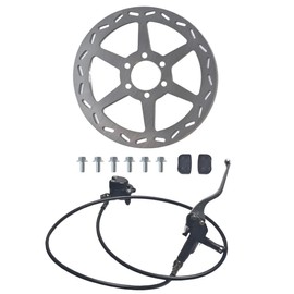 VCUJSUC Upgraded Hydraulic Brake with 180mm Brake Disc For Baja DB30 Doodle Bug For Coleman Predator 79cc 97cc 2.8hp with 48 inch Hose Tube Master Cylinder