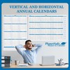 Sky Blue Dry-Erasable Wall Calendars with Marker and Eraser 36