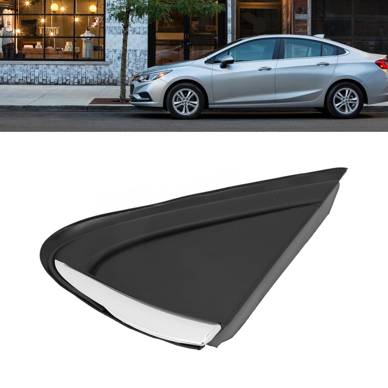 Exterior Side Pillar Molding Black Sleek Smooth Pillar Trim Corner