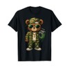 Camouflage Rapper Teddy Bear Camo 80s Old School Hip Hop