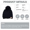 Funky Junque - Gorro de punto de cable para niños